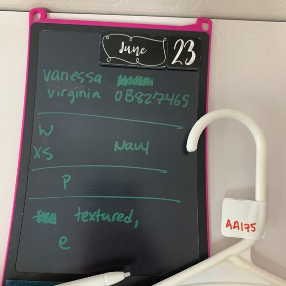 Anthropologie Vanessa Virginia Tank Top Women XS Navy Textured Striped Crew Neck - Picture 12 of 14